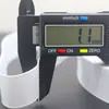 Faixa elástica espessada de alta elasticidade 0,4-10cm preto e branco malha crochê calça faixa elástica material acessório