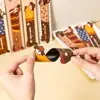 Regla Marcador Magnético de Cachorro de Dibujos Animados para Estudiantes, Linda y Atractiva, Regla Flexible, Regla de Forma Especial, Regalo para Niños
