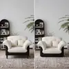 Flor de Camelia Sala de Estar Apartamento Pequeño Sofá Silla Apartamento de Alquiler Dormitorio Silla Individual de Ocio Sofá de Alojamiento Único de Diseñador
