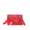 Bolsa Transversal Versátil de Alto Valor Estético para Mulheres 2026 Nova Moda Design de Aba Geométrica Fecho com Fivela Bolsa Quadrada Pequena