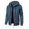 Nueva Sudadera con Capucha de Punto Jacquard Casual Deportiva para Hombre