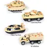 Modelo de carro tanque de liga metálica transfronteiriço brinquedo infantil presente para menino modelo militar simulação carro blindado carro gashapon