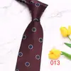Corbata de negocios de cuero de 8 cm a rayas en stock corbata de poliéster para hombre jacquard negocios corbata vintage fabricantes suministro