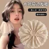 Nuevo Diseño Coreano de Nicho Hecho a Mano Encaje Plisado Encaje Banda para el Cabello Doble Capa Intestino Grande para el Cabello Accesorios para el Cabello