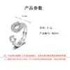 Versión coreana del anillo de amor tejido Dongdaemun ins más vendido, marea de Japón y Corea del Sur, personalidad transfronteriza con apertura de circonita, joyería al por mayor