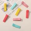 Sensación refrescante 3.5cm cinta de algodón tela de bolsa completa pinza de pico de pato color pinza para el pelo pequeña pinza para el pelo diy para niños accesorios para el pelo para mujer