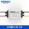 Conversor de energia DC 24V para 13.8V14V15V Módulo redutor DC-DC para carro 18-40V para 13.8V
