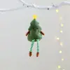 Pendente Boneco Estrela de Cinco Pontas para Árvore de Natal Transfronteiriço Desenho Animado Natalino Acessórios Feitos à Mão Enfeites de Decoração de Festa