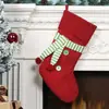 Bolsas de presente de Natal mais vendidas internacionalmente, bolsas de presente de decoração de Natal, sacos de doces, cachecóis, meias de Natal, enfeites de árvore de Natal