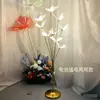 Accesorios de Boda Enchufe a Batería Luces Guía de Mariposa para Camino Bodas Doradas Banquete al Aire Libre Decoración de Pasarela Palos Animadores