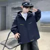 Chaqueta de Otoño para Niños, Estilo Primavera y Otoño, Nueva Moda 2026 Elegante Sudadera con Capucha Fresca para Niños Grandes de Otoño