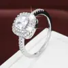 Anillo de Venta Caliente Transfronteriza de Tiktok Incrustado con Circonita, Anillo Exquisito y de Alta Gama de Cobre Puro para Dedo Índice, Joyería para Mujer al por Mayor