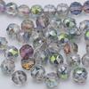 Nueva bola de cristal de 10MM, bola de flor, cuentas sueltas de vidrio con forma de piña, cuentas de piedra de diamante de viento, pulsera, collar, cadena para teléfono móvil, bricolaje