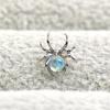 ASTM F-136 Liga de Titânio Aurora Opala Aranha Unha de Orelha Peng Titânio Titânio G23 Opala Unha de Osso de Orelha Piercing Brincos