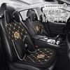 Cojín de Asiento de Coche Celebridad de Internet Pequeño Flor Rosa Chanel Funda de Asiento Lazo Dibujos Animados Funda de Asiento para Mujer Medio Paquete Cojín de Asiento Camelia