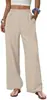 Amazon Transfronterizo 2026 Pantalones Anchos de Pierna Ancha con Bolsillos, de Cintura Alta, Caídos, Casual Sueltos tipo Palazzo para Mujer