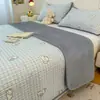 Cubrecama de terciopelo de leche de algodón puro, pieza única, con forro polar añadido para mayor grosor, sábana de cama 100% algodón, tapete de tatami, antideslizante y resistente a las manchas, apto para todas las estaciones