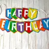 Bandera de Cumpleaños Especial de Fieltro Transfronterizo Suministros para Disfraz de Fiesta Decoración de Cumpleaños para Bebé Diseño de Escena