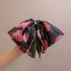 Grampo de Cabelo Floral Pontail Romântico Francês de Alta Qualidade para Mulheres, Atmosfera de Luxo Leve, Elegante e Fashion, Grampo de Bola