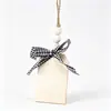 Meia de Natal transfronteiriça decorações de madeira DIY etiquetas penduradas rústicas de fazenda pingentes de madeira criativos para casa
