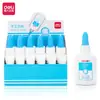 12 botellas de pegamento blanco hecho a mano Deli 9071 de 60 ml, de secado rápido, lavable, pegamento de látex para manualidades DIY infantiles y carpintería