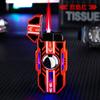 Tide Play Mecha Rotativo Luminoso à Prova de Vento Chama Vermelha Ponta do Dedo Descompressão Giroscópio Isqueiro Presente Tide para Namorado