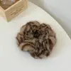 Nueva Diadema de Felpa con Estampado de Tigre para Otoño e Invierno Alta Elasticidad Exquisita Diadema de Pelo de Piel Diadema de Pelo con Estampado de Leopardo de Gama Alta