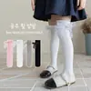 Medias Largas para Niñas por Encima de la Rodilla de Verano Finas con Lazo Grande Boca de Burbuja Medias de Princesa Medias Altas Calcetines Blancos para Niñas