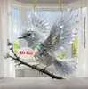 Colgante acrílico de pájaro hermoso más vendido transfronterizo para sala de estar y jardín, decoración de escena navideña, adorno de regalo