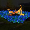 Escultura de Luz LED con Forma de Jirafa Luz Animal Frp Lámpara de Forma de Festival Luz de Árbol LED Iluminación Exterior