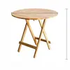 Mesa plegable de madera maciza, mesa de comedor portátil, mesa pequeña simple para uso doméstico, mesa para snacks nocturnos al aire libre, mesa de estudio para casa de alquiler