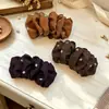 Pinza de plátano plisada tipo nube con lunares estilo coreano Maillard, accesorio para el cabello versátil de alta gama para recogidos elegantes