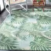 Alfombra para sala de estar con temática de plantas, resistente a la suciedad y fácil de mantener, felpudo para uso doméstico, alfombra absorbente de agua y antideslizante, alfombra de terciopelo de cristal para venta al por mayor transfronteriza