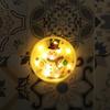 Nuevas luces de cadena creativas transfronterizas, decoración de ambiente navideño, cortinas, decoración de ventanas, luces LED pequeñas, luces colgantes