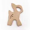 Suministro directo de fábrica palo para morder dientes de bebé Madera de haya diente calmar forma de animal palo para morder dientes morder música