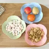 Plato de fruta seca de trébol de cuatro hojas, plato de fruta de cocina, plato de refrigerio de oficina, plato de fruta KTV, plato de semillas de melón de sala de estar, canasta de frutas y verduras