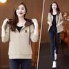 Jaqueta da Marca Little Bear para Mulheres, Novo Estilo Primavera e Outono 2026, Moletom Cardigan Juvenil, Jaqueta Esportiva Casual Solta, Top da Moda
