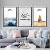 Pintura Decorativa de Animales Artísticos Estilo Europeo Simple Triptíco para Sala de Estar Porcelana de Cristal Pintura Colgante de Gama Alta para Hotel Apartamento Dormitorio Venta al por Mayor
