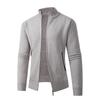 2024 Comercio Exterior Transfronterizo Amazon Chenilla Otoño e Invierno Tejido de Punto Cuello Alto Casual Cárdigan Suéter para Hombre