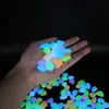 Piedras luminosas para decoración de acuario, decoración de acuario, piedras de paisajismo, piedras fluorescentes para decoración de tortuguero