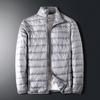 Chaqueta Ligera de Plumón y Algodón para Hombre Fuera de Temporada, Estilo Corto con Cuello Alto, Abrigo con Capucha Casual Juvenil Otoño e Invierno 2023 para Estudiantes