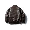 Ropa para Hombre Beijie Estilo Americano Marca de Moda Invierno 2025 Nuevo Chaqueta de Algodón con Bolsillo Grande de Cuero PU para Hombre Cuello Alto Abrigo Grueso
