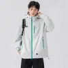 Jaqueta Funcional Impermeável para Montanha e Ar Livre Caminhada Masculina High Street Americana Esportes de Montanhismo com Capuz Jaqueta de Trabalho