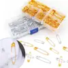 Set de Alfileres de Seguridad Vintage Broche Grande y Pequeño Caja Herramienta Clip de Papel Hecho a Mano Accesorios Kit de Materiales