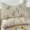 Un Par de Fundas de Almohada de Algodón con Dibujos 48X74 Fundas de Almohada Domésticas para Niños Funda Protectora de Almohada Individual para Dormitorio