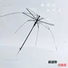 Guarda-chuvas transparentes de cabo longo em estoque para atacado, guarda-chuvas de cabo longo modernos de alta aparência, guarda-chuvas brancos grandes para barracas de rua, casamentos e publicidade