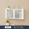 Caja de almacenamiento para router de partición de pared, colgador de cables, enchufe de pared, estante sin perforaciones, red inalámbrica montada en la pared