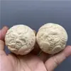 Pieza de Mango de Bola de Dragón y Fénix de Fruta de Marfil, Bola de Salud Auspiciosa de Dragón y Fénix, Bola de Masaje de Elefante Auspicioso Pixiu, Bola Sólida Portátil para Jugar Disco