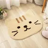 Alfombra de Piso Imitación Cachemir Transfronteriza, Manta para Mesita de Noche de Dormitorio, Alfombrilla Absorbente Antideslizante para Baño Fresca, Alfombra de Piso Suave Resistente al Desgaste y Fácil de Limpiar