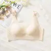 Venta al por mayor Pilates 3.0 Banda Negra Ajuste sin Costuras Ropa Interior para Senos Pequeños Push-Up Transpirable Sin Aros Soporte Suave Elevación